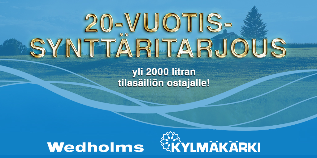 Kylmäkärki 20-vuotistarjous